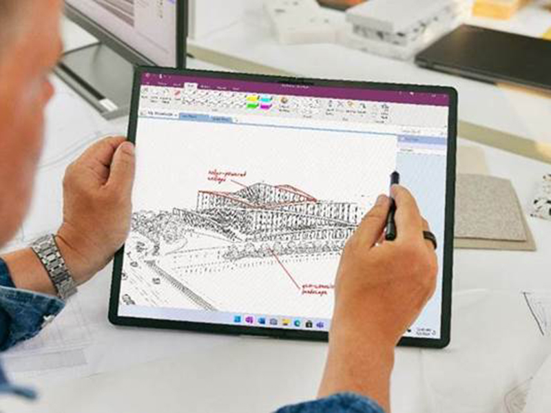 اختبر المستقبل مع الجيل القادم من جهاز ThinkPad X1Fold مقاس 16 بوصة من لينوفو